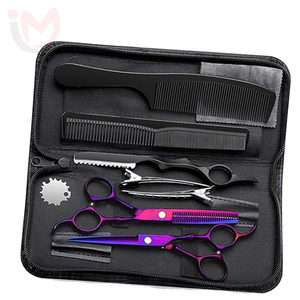 Tijeras de Peluquería Profesionales de Acero Inoxidable, Juego de Tijeras para Cortar el Cabello, Kit de Herramientas para Salón de Belleza - Product Image 4