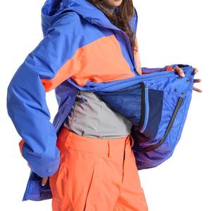 Veste de ski de style personnalisé de haute qualité imperméable veste de ski à capuche pour femmes entièrement scellée - Product Image 2