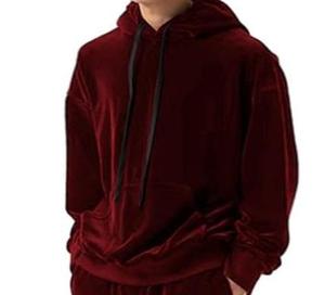 Customized Pullover <b>Velour</b> Hoodies Windproof Velvet <b>Sweatshirts</b> Hooded Breathable in Autumn Season OEM Service with Custom Logo - Product Image 6