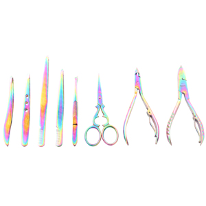 High Quality Stainless Steel Sharp Eyebrow Tweezers Nail Cutter and <b>Cuticle</b> <b>Scissor</b> with Wide Jaw Opening Durable Multi Color - Product Image 4