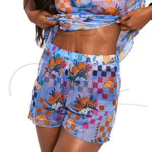 เสื้อเชิ้ตฮาวายชายคุณภาพสูงสำหรับฤดูร้อน ลายพิมพ์สวยงาม ชุดเสื้อและกางเกงขาสั้นสองชิ้นสำหรับผู้ชาย - Product Image 4