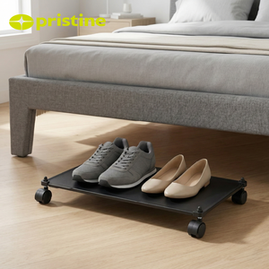 Muebles de almacenamiento modernos para el hogar OEM, organizador de zapatos debajo de la cama de PP con ruedas - Product Image 5