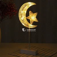 Boîte de rangement de temple artisanale pour les festivités islamiques, boîte décorative de Ramadan faite à la main unique fabriquée à la main