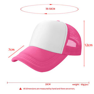 Casquette Trucker 5 Panneaux Personnalisable avec Logo Brodé – Casquette de Baseball en Maille pour Hommes, Haute Qualité, en Mousse Unie, Vierge, pour Voyage et Sport - Product Image 2