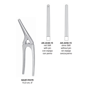 คลิปหนีบลำไส้เด็กแบบพรีเมียม ทำจากสแตนเลส สำหรับเด็กและผู้ป่วยลำไส้เล็ก คลิปหนีบลำไส้เด็กแบบ Payr - Product Image 1