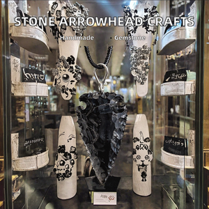 Últimos artefactos de punta de flecha india tallados en piedras preciosas, artesanías de piedra semipreciosa a precio de fábrica - Product Image 3