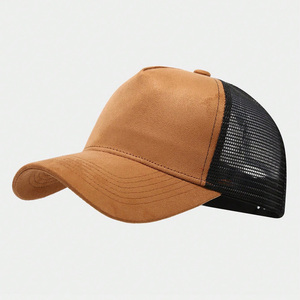 Casquettes de camionneur avec broderie de patch, dos en mesh, fermeture snapback, logo personnalisé, vente en gros - Product Image 2