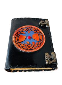 Arbre vie livre ombres couverture rigide spirale classique Vintage sort livre carnet de croquis cadeau femmes artiste recyclable papier fait main - Product Image 5