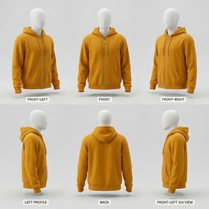 Sudadera con Capucha Unisex, Ligera, Informal, de Tela Suave, con Cordón Ajustable, para Uso Diario - Product Image 3