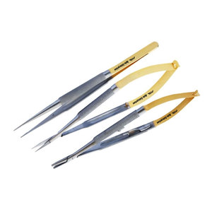 Juego de Microcirugía Profesional, Portaagujas con Punta de Carburo de Tungsteno y Tijeras Microquirúrgicas de Precisión, Alta Precisión - Product Image 2