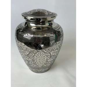 Urna Funeraria para Adultos con Diseño de Pájaros en Vuelo, Capacidad de 220 Cubos, Urnas de Metal para Cremación, Artesanía para Artículos Funerarios - Product Image 4