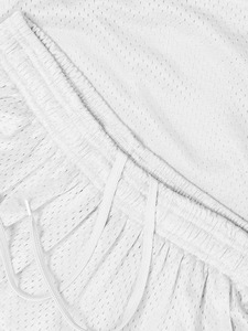<b>Men</b> Solid Color Polyester Breathable Woven Shorts Regular Fit Swim <b>Trunk</b> White - Product Image 5