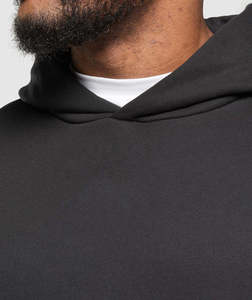 Mens Athletic Hoodie Performance Knit Sweatshirt Stretch <b>Fabric</b> Pullover Hooded Top Lightweight Casual Wear - Product Image 3