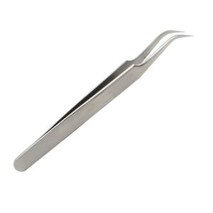 Pince à épiler pour extensions de cils en acier inoxydable, nouveau design, la plus vendue en gros - Prise en main parfaite et durable, service OEM personnalisé - Product Image 6