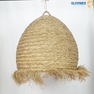 Nouvel Arrivage Abat-jour Suspendu en Jonc de Mer Naturel Style Bohème Fournisseur en Gros - Product Image 5