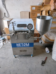 Professional stainless milk homogenizer high pressure liquid blending <b>machine</b> for dairy juice <b>cream</b> beverage processing plants - Product Image 5
