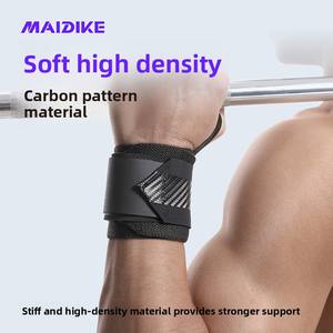 <b>Wrist</b> Wraps Band Neoprene & Elastic Figure 8 Lifting Strap for Gym & Weightlifting - Product Image 3