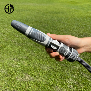 เครื่องพ่นน้ำในสวนแบบปรับได้ Hallgrand รับประกัน2ปีด้ามจับสบายรูปแบบการฉีดน้ำหลายรูปแบบ - Product Image 1