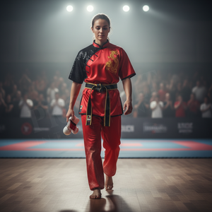 Fabricante de Ropa de Artes Marciales, Conjunto de Uniforme de Kung Fu para Hombre y Mujer, Corte Holgado, Talla Personalizada, Uniforme de Tai Chi Wushu - Product Image 3