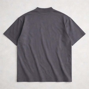 เสื้อยืดคอกลมสีเทาเข้มสำหรับผู้ชาย สไตล์ลำลอง ใส่ได้ทุกวัน ผ้าฝ้าย คุณภาพดี เหมาะสำหรับสตรีทแวร์ - Product Image 2