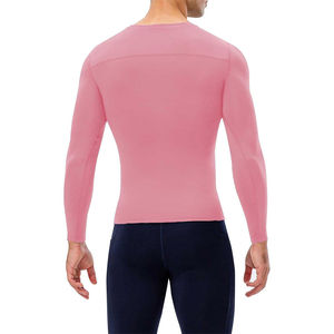 Vente en gros de t-shirts de compression à manches longues pour hommes, respirants, pour la course à pied et la musculation, avec personnalisation de la marque - Product Image 5