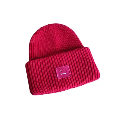 Yeni stil akrilik özel örgü bere kapaklar her türlü renk kış bere şapka özel Logo