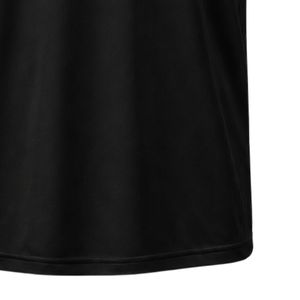 Camiseta Deportiva Negra JJ con Cuello en V Bordado, Manga Corta, Franja Blanca, Uniforme Ligero para Equipo Deportivo - Product Image 6