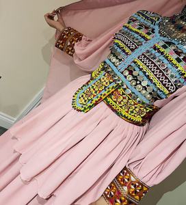 2023 Vintage Kuchi afgano étnico Tribal traje hecho a mano bordado completo tradicional Pashtun cultura vestido paquistaní afgano - Product Image 3