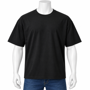 T-shirt décontracté à manches courtes pour homme, col rond, 100 % coton de haute qualité, respirant, écologique, Seed Fashion Blue - Product Image 5