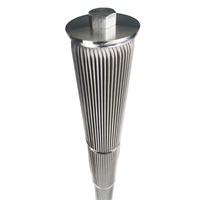 Élément filtrant de type bougie Deya SS Série L 40 pouces SS316 20 µm à fil en coin avec joint torique 226 pour propylène glycol