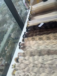 Super Nasa Hair Double Drawn Vietnamese Virgin Hair Bulk Extensions Fast Shipping Full Cuticle #1A #2 #<b>PLA</b> 50cm 70cm Length - Product Image 4