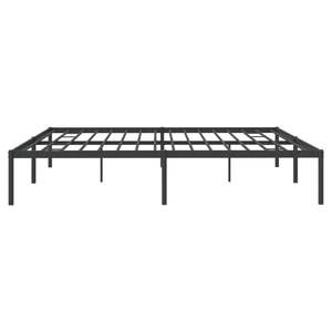 Base de Cama de Acero con Recubrimiento en Polvo Negro, Tamaño de Colchón 76 x 80 Pulgadas, Camas Metálicas - Product Image 6