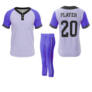 Conjunto de Uniforme de Béisbol y Sóftbol para Hombre, Ropa Deportiva Transpirable para Equipos de Tallas Grandes, Uniforme de Béisbol para Venta en Línea - Product Image 2