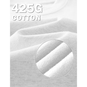 2025เสื้อยืดธรรมดาแบบลำลองใส่ได้ทั้งชายและหญิงเสื้อยืดคอกลมผ้าฝ้ายตัวใหญ่พิเศษสำหรับผู้ชายผู้หญิงเสื้อผ้าแนวสตรีทผ้า240น้ำหนักกรัม - Product Image 6
