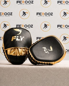 Heavy Duty Leather Focus Mitts Curved Punching Target Pads For Training Genuine Equipment Professional Grade <b>Hand</b> Speed <b>Drills</b> - Product Image 6