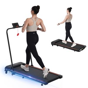 Nouveau tapis de course pliable 2,5 CV avec inclinaison réglable (0,5-7,5 MPH) et capacité de 120 kg pour bureau à domicile - Product Image 4