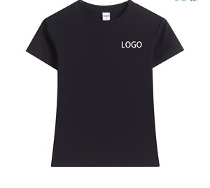 Custom Made Summer <b>Plain</b> Dyed Breathable Quick Dry Casual Plus Size <b>Black</b> Cotton Women Hip Hop <b>T</b>-<b>Shirt</b> - Product Image 1