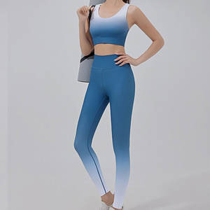 Conjuntos de Yoga para Mujer, Transpirables, Sólidos, Bra y Leggings, Ropa Deportiva para Fitness y Running, Top Sexy para Gimnasio, Conjuntos de Bra Deportivos - Product Image 4