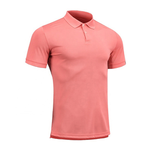 Broderie personnalisée unisexe pour polo en tissu PK, motif uni, vêtements décontractés à la mode, polo personnalisé uni pour hommes - Product Image 5