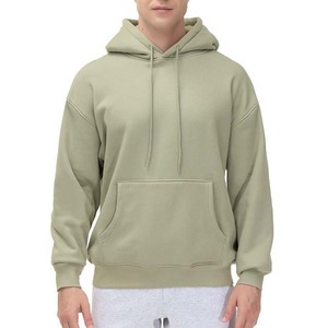 Sudadera con Capucha de Forro Polar para Hombre, Color Sólido, Corte Regular, Informal, con Bolsillo Delantero, para Otoño, Nueva Llegada, 320g - Product Image 1