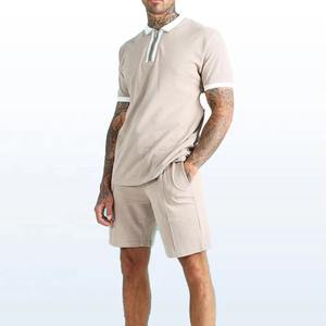 Casual <b>Men's</b> T-shirt & <b>Shorts</b> Set Soft Cotton <b>Loungewear</b> <b>for</b> Summer Relaxed Fit OEM Customization Wholesale Bulk Orders - Product Image 6