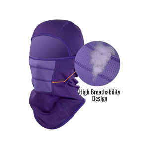 หมวกบาลาคลาวาแบบเต็มหน้าลายทางขายส่ง ระบายอากาศได้ดี กันน้ำ สำหรับกิจกรรมกลางแจ้ง ขี่มอเตอร์ไซค์ อุปกรณ์เสริมฤดูหนาว พิมพ์ลายดิจิทัล - Product Image 2