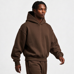 Sudaderas con capucha personalizadas para hombre, sudaderas de forro polar con cremalleras metálicas para colecciones de ropa urbana de marca privada - Product Image 2