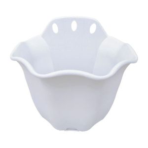 เครื่องปลูกต้นไม้พลาสติกติดผนังสีม่วงทนทานต่อการแตกร้าวเหมาะสำหรับระเบียงห้องนั่งเล่นและพืช - Product Image 1