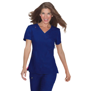 Professional Medical <b>Scrub</b> <b>Set</b> by FMF Vietnam | Unisex Surgical Green Navy White Hospital Wear - Product Image 1