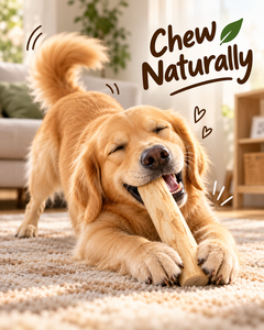 Palo de Madera de Café Natural para Masticar para Perros, Par de Juguetes Resistentes y Lisos para Masticar para Mascotas Pequeñas - Product Image 1