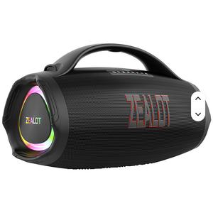 Zealot S98 Bluetooth avec lumière LED, caisson de basses 160W haute puissance, enceinte portable sans fil pour l'extérieur, pour le camping - Product Image 1