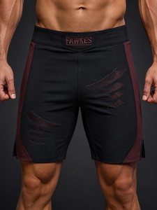 Pantalones Cortos de Boxeo FAWKES para Hombre, Corte Regular, Verde, Negro y Dorado, Transpirables, que Absorben la Humedad, Personalizables, Ropa Deportiva - Product Image 6