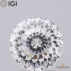 Diamant de forme portugaise cultivé en laboratoire CVD, couleur E, clarté VVS2, certifié IGI, 2,50 carats, pour bijoux de soirée. - Product Image 1