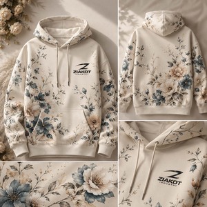 Custom Fleece Hoodie Wholesale Heavyweight Pullover Sweatshirt Custom Logo Hoodies ZIAKOT INDUSTRY Pakistan Manufacturer - Product Image 6